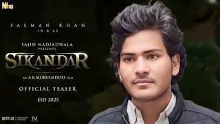 SIKANDAR : official teaser : Salman Khan || Sikandar movie ||@officialomgking