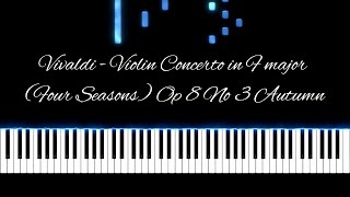 Vivaldi - Violin Concerto in F major (Four Seasons) Op 8 No 3 Autumn