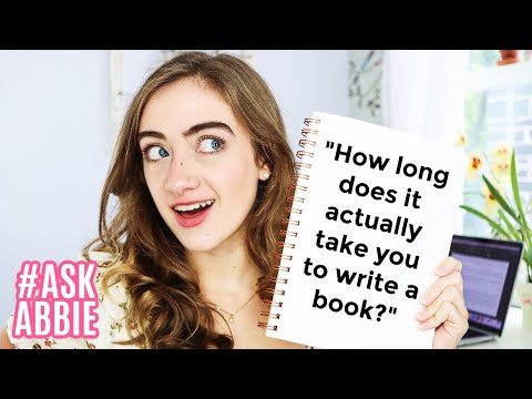 How long does it usually take to write a book?