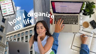 How I Organize My Life // a work day in my life👩🏻‍💻 + back to school tips 📚