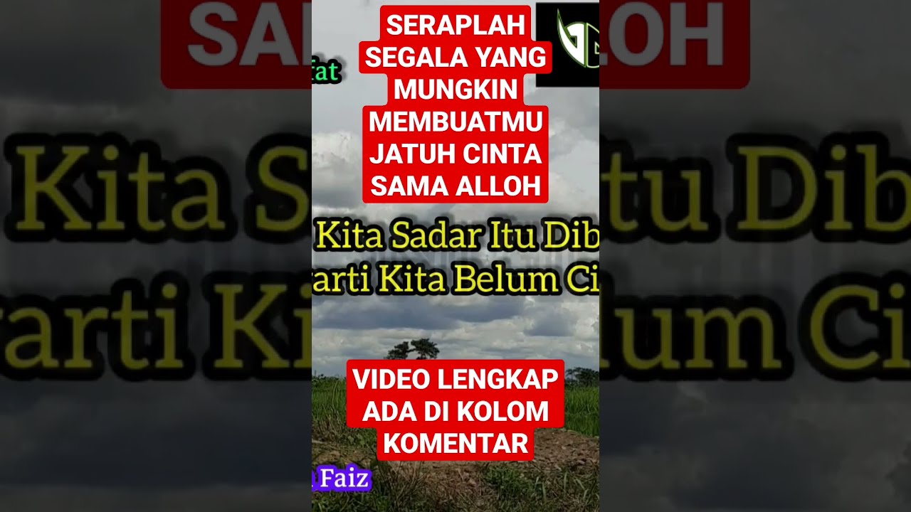 Sebelum Cinta | Ust. Dr. Fahruddin Faiz - YouTube