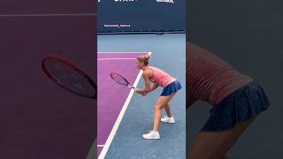 Camila Giorgi 🩰 #tennis #tennistechnique #camilagiorgi #wtatennis #balancedtennis