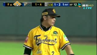 20120805 CPBL Brad Thomas VS 詹智堯