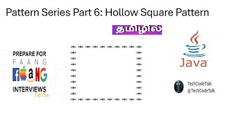 Java Pattern Program #6| Hollow Square Star Pattern in Java | Simple Logic + Code