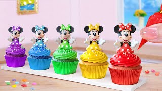 Disney Minnie Mouse Cake💝Colorful Miniature Princess Cake Decorating Tutorials💝 Mini Cakes