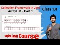 Java Collection Framework- ArrayList Introduction- Explained in Detail