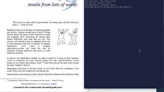 Tiny Python Projects: Ch 9 Pt 1 (Abuse intro to randomness)