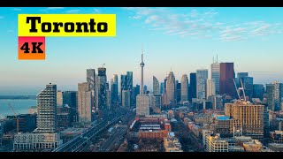 DOWNTOWN TORONTO DRONE FLIGHT (LOWER DON) - DJI Mini 3 PRO (4K)