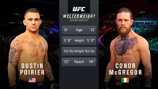 UFC 4 - Dustin Poirier vs. Conor McGregor (UFC 257 Preview)  [1080p 60 FPS]