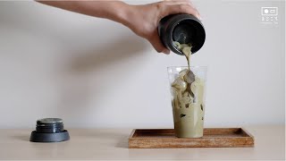 How to brew Hojicha Latte at Home by Magokoro Tea