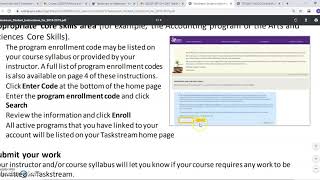 TaskStream Tutorial