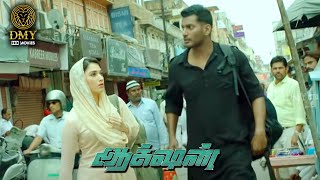 Vishal and Tammannaah Enters Pakistan - Action Tamil Movie | Sha Ra | Sundar C | Yogi Babu | DMY