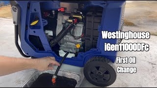 Westinghouse iGen11000DFc Inverter Generator First Oil Change