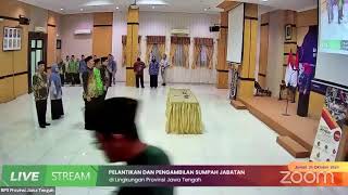 Pelantikan dan Pengambilan Sumpah/Janji Jabatan di Lingkungan BPS Provinsi Jawa Tengah