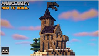 Minecraft Mountaintop Castle Tutorial!