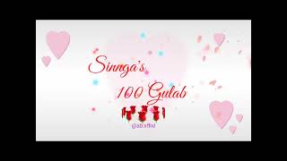 SINGGA: 100 GULAB( 8D😌LO-FI🎧) insane muxic company | Latest Romantic Lofi🎧 Song 2022