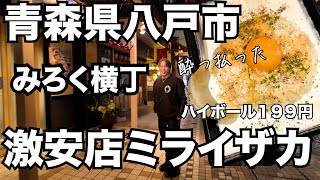 安くて郷土料理も食えてうまい店発見した結構おすすめ【八戸・みろく横丁・繁華街・ミライザカ】