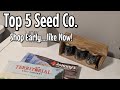 Plan Your Garden Now:  Top 5 Seed Companies