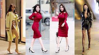Mejores Street Fashion Tik Tok 2021 | Hottest Chinese Girls Street Fashion Style 2021 Ep.78