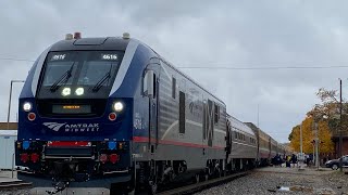 Amtrak departs Kalamazoo