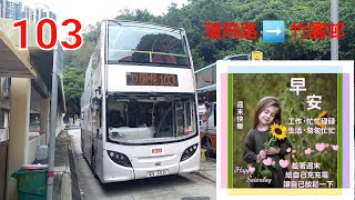 Hong Kong Bus KMB ATSE31 @ 103 九龍巴士 Alexander Dennis Enviro400 蒲飛路 竹園邨