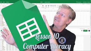 #tutorial Google Sheets -Excel Lesson 10 Computer Literacy