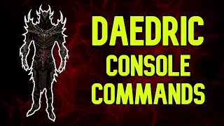 How To Get Full Daedric Weapons And Armor In Skyrim (Console Command)
