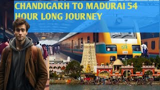 Chandigarh to madurai SF express-20494 full train journey || 48 hours long train journey || #travel