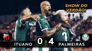 SHOW NA ESTRÉIA | Ituano 0 x 4 Palmeiras - Melhores Momentos (HD) - Paulista 2020