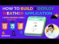 Part 4- How to Build & Deploy weather app using html css and javascript | Working on JavaScript File