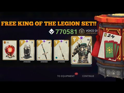 Shadow Fight 3 | ¡Consigue el set King of The Legion gratis! | Juego de mesa Lucky