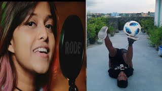 Manike Mage Hithe X Football Freestyle X Konok Karmakar