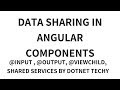 Data Sharing Between Angular Components - Angular 6