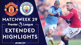 Manchester United v. Manchester City | PREMIER LEAGUE HIGHLIGHTS | 3/8/2020 | NBC Sports