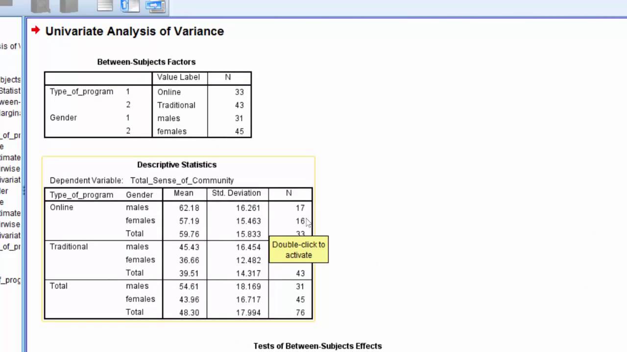 001 Interpreting And Reporting SPSS Output Descriptive Data - YouTube