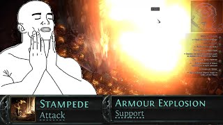 Path of Exile 2 - Stampede Explodey w/ Devastate + Armour Explosion Interaction [0.1.0]