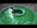 build the most secret deep hole underground swimming pool men survival living off the grid