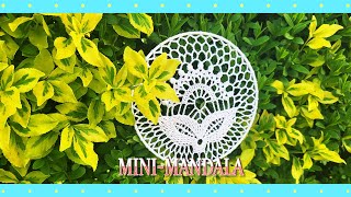 Mini-mandala kwiat 3D na szydełku