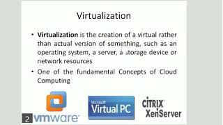 CC- Cloud Computing-BE CSE-IT- Virtualization