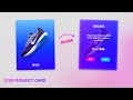 CSS eCommerce Product Card Design With Hover Animation Using HTML5 and CSS3 | Card Hover Effect
