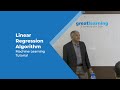 Linear Regression Algorithm | Machine Learning Tutorial | Great Learning