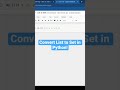 Convert List to Set in Python! #shorts #python #programming #coding