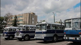 75 éves a miskolci menetrendszerinti busz közlekedés || Busz felvonulás és Múzeumok Éjszakája 2023.