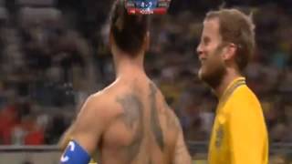 Zlatan Ibrahimovic Amazing Goal ( Sweden Vs England ) 4-2 HD