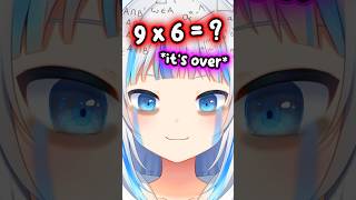 Gura Proves She is a Math Genius #hololive #hololiveenglish #vtuber