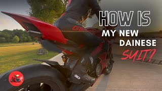 2023 Ducati Panigale V4s riding with my new Dainese suit | Unboxing video