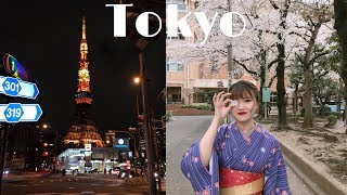 东京旅行vlog 上集 / 3月末的樱花季 千鸟渊公园 | 上野公园 | 浅草寺 | 东京铁塔🗼