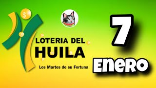 Resultado LOTERIA DEL HUILA Martes 7 de Enero de 2025