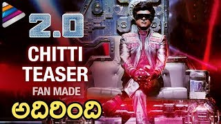 2.0 CHITTI TEASER | Rajinikanth Robo 2 Motion Teaser | Akshay Kumar | Amy Jackson | #2Point0 FanMade