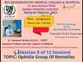 Ophidia group I Snake remedies in Homeopathy I Dr. Shreeram Hirlekar